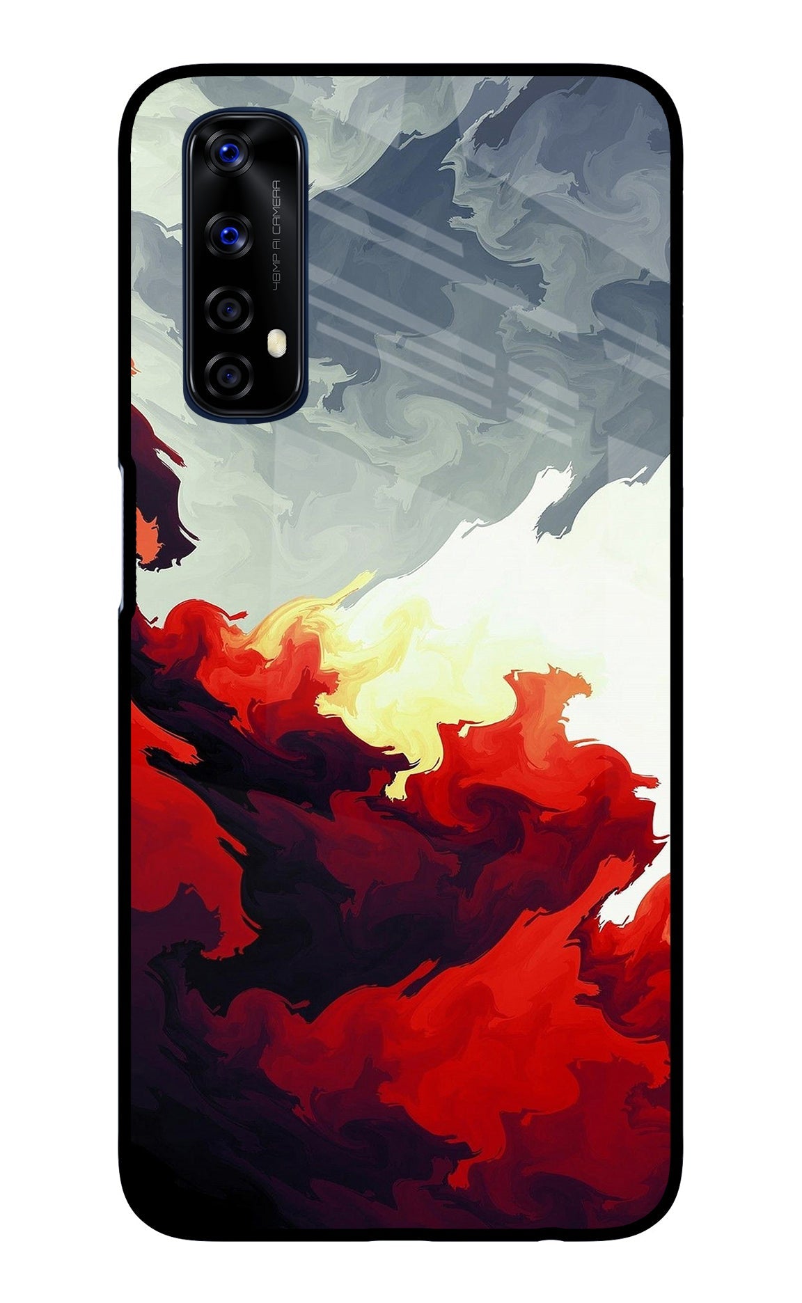 Fire Cloud Realme 7/Narzo 20 Pro Back Cover