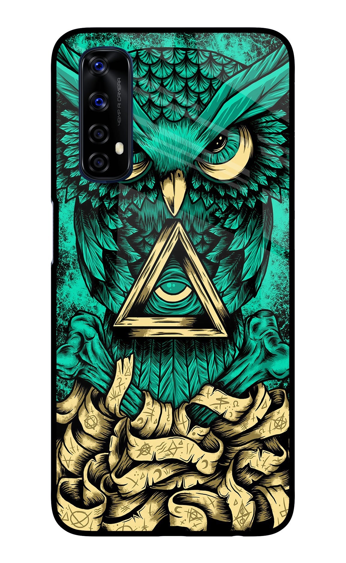 Green Owl Realme 7/Narzo 20 Pro Back Cover