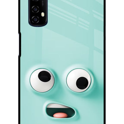 Funny Cartoon Realme 7/Narzo 20 Pro Glass Case Back Cover by Casekaro
