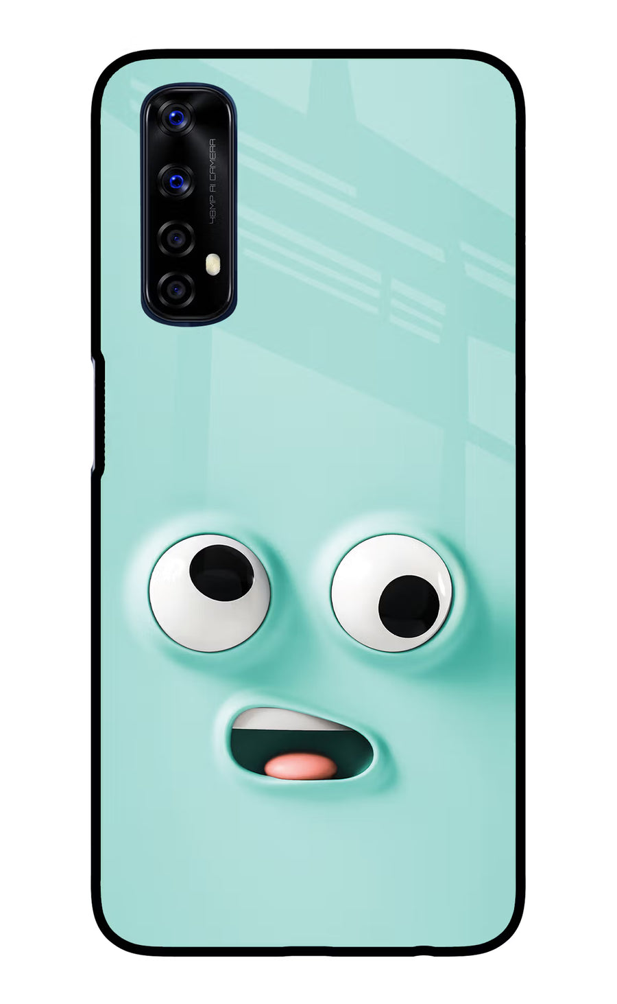 Funny Cartoon Realme 7/Narzo 20 Pro Back Cover, Glass case