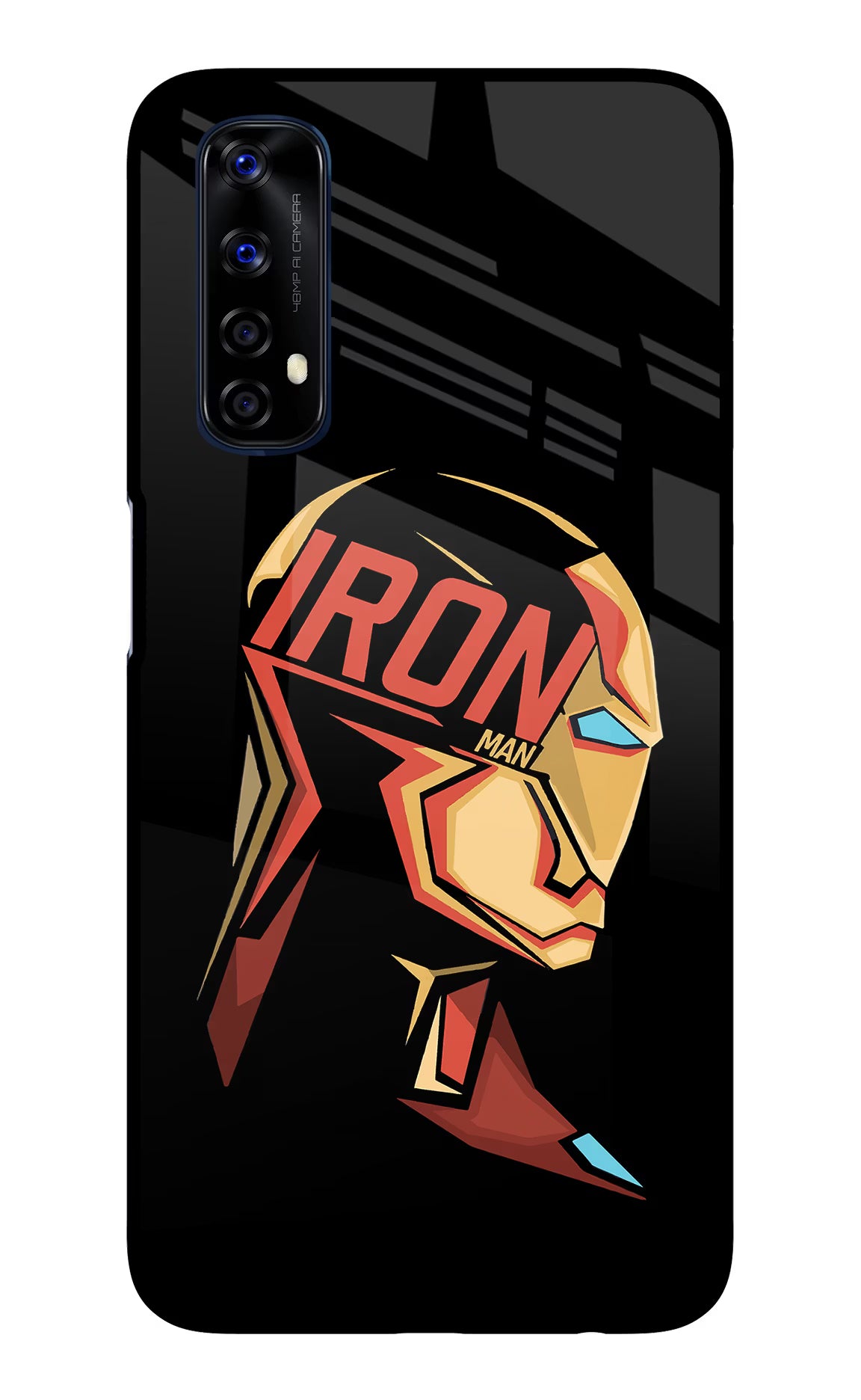 IronMan Realme 7/Narzo 20 Pro Glass Case Back Cover by Casekaro