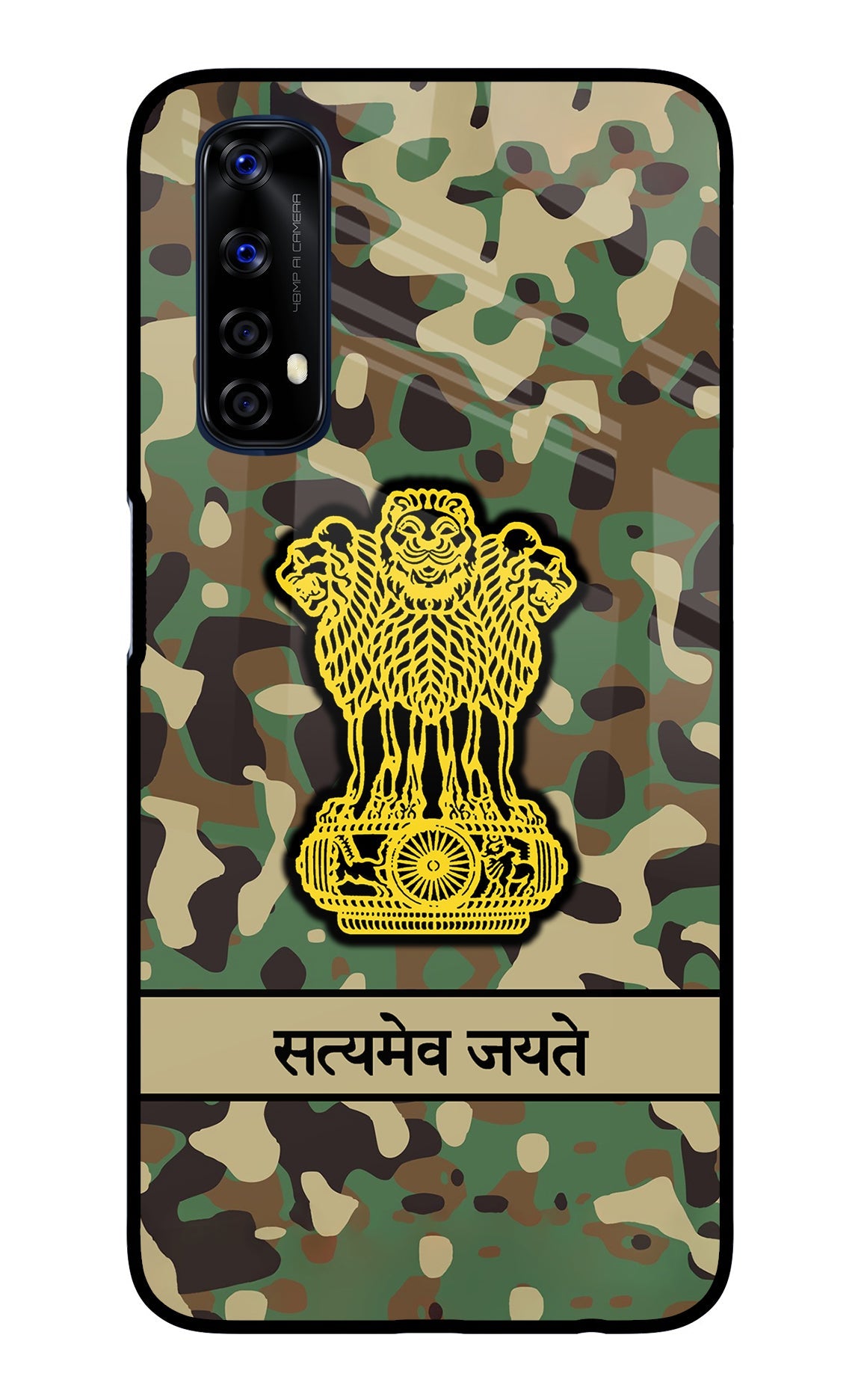 Satyamev Jayate Army Realme 7/Narzo 20 Pro Glass Case