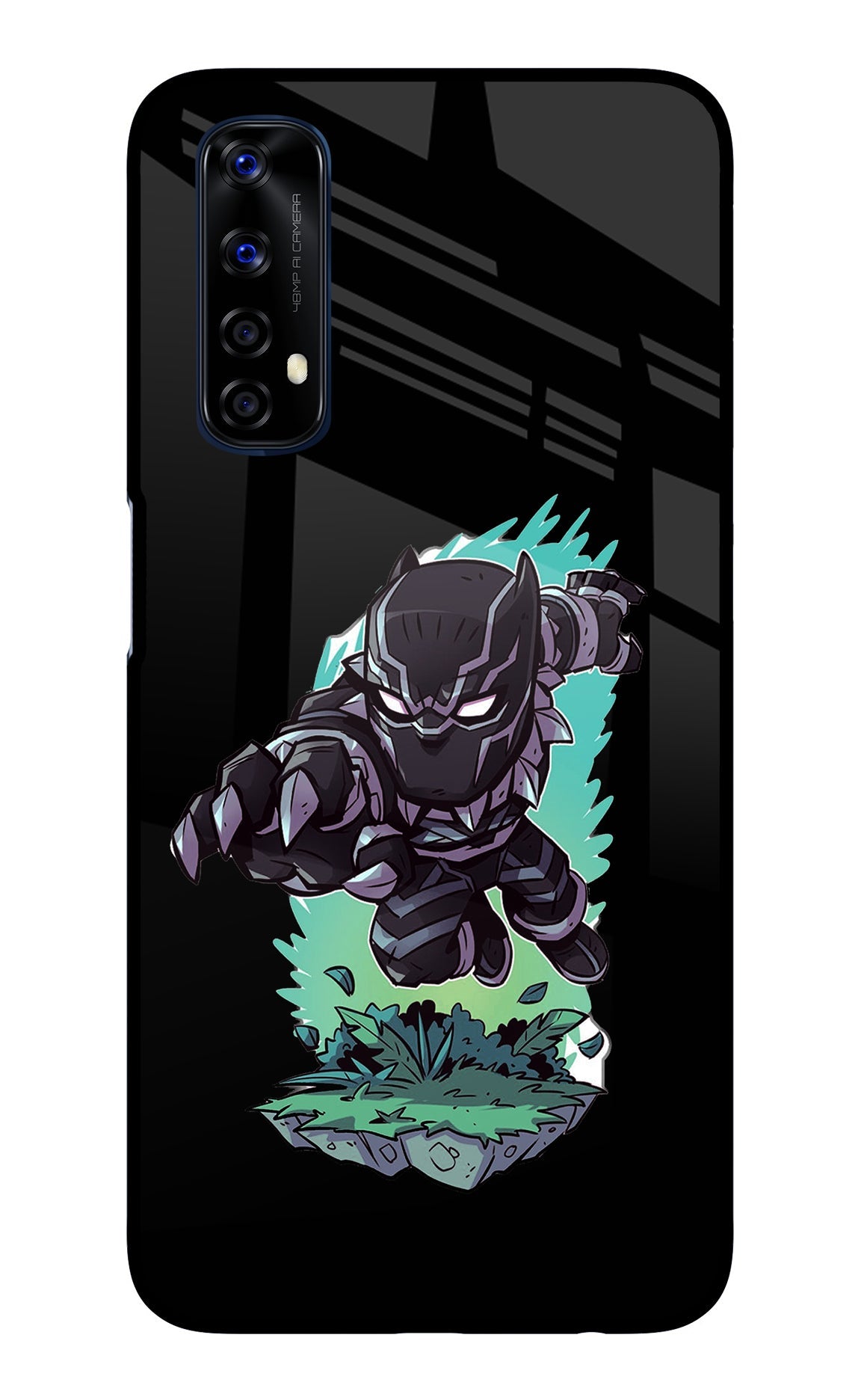 Black Panther Realme 7/Narzo 20 Pro Back Cover