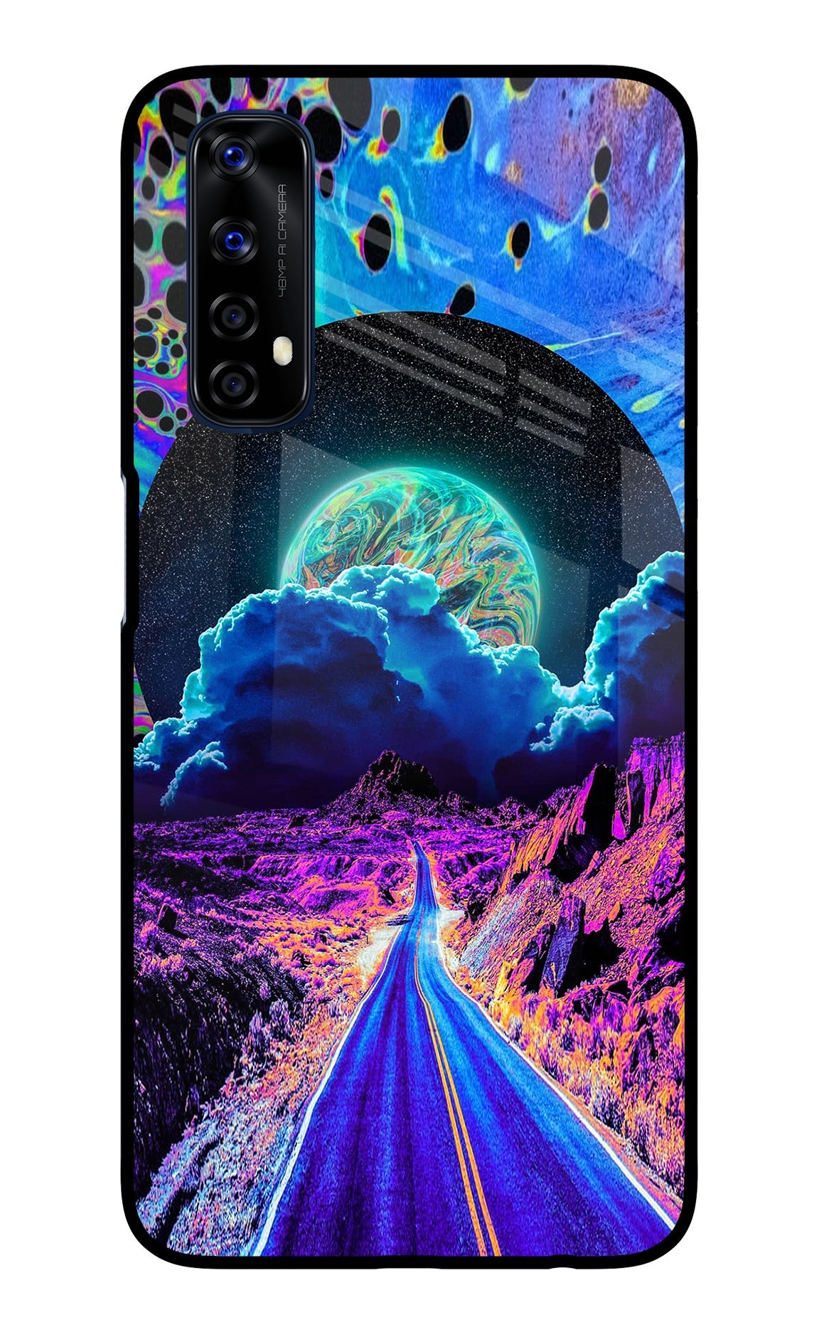 Psychedelic Painting Realme 7/Narzo 20 Pro Back Cover