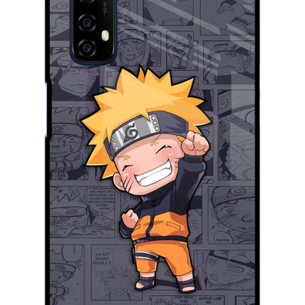 Chota Naruto Realme 7/Narzo 20 Pro Glass Case Back Cover by Casekaro