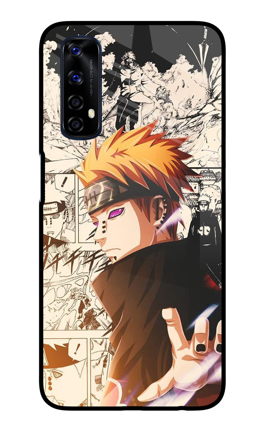 Pain Anime Realme 7/Narzo 20 Pro Back Cover, Glass case