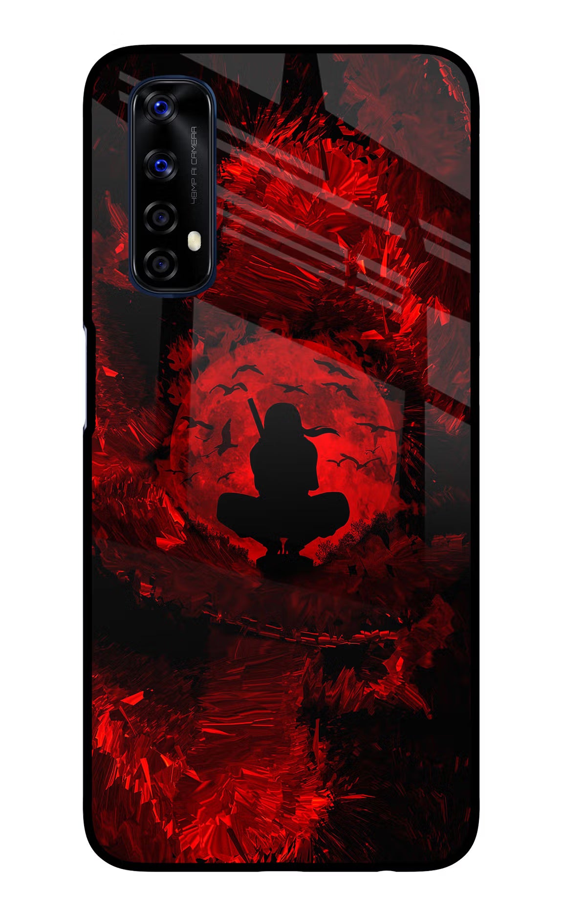 Itachi Uchiha Realme 7/Narzo 20 Pro Glass Case Back Cover by Casekaro