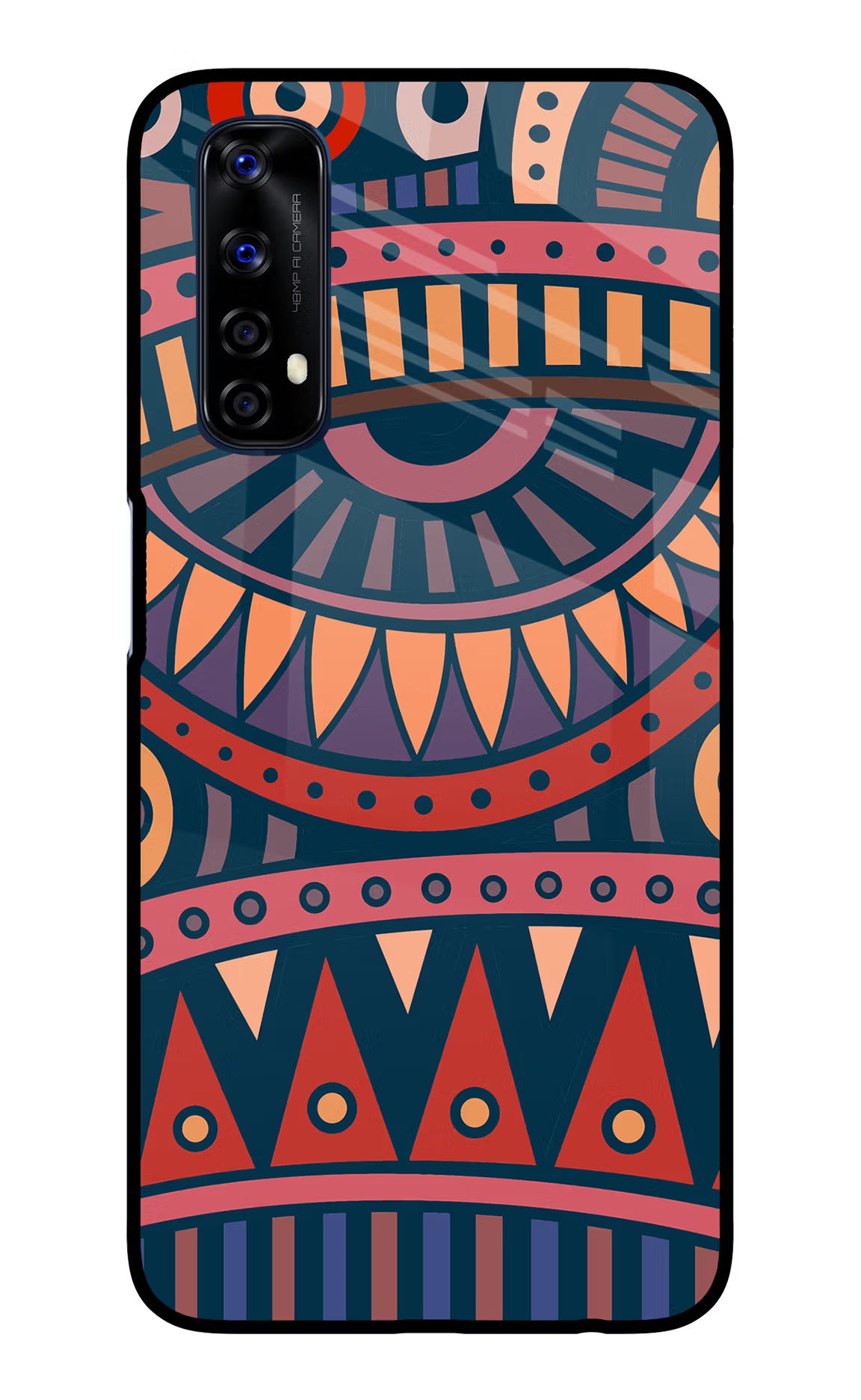 African Culture Design Realme 7/Narzo 20 Pro Glass Case Back Cover by Casekaro