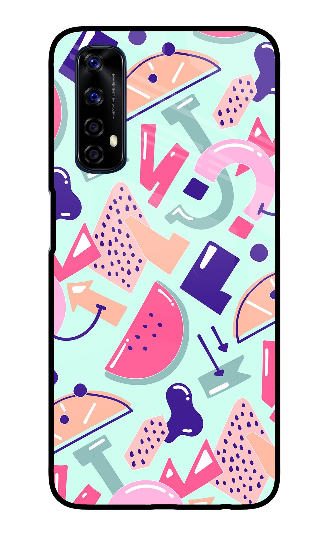 Doodle Pattern Realme 7/Narzo 20 Pro Back Cover