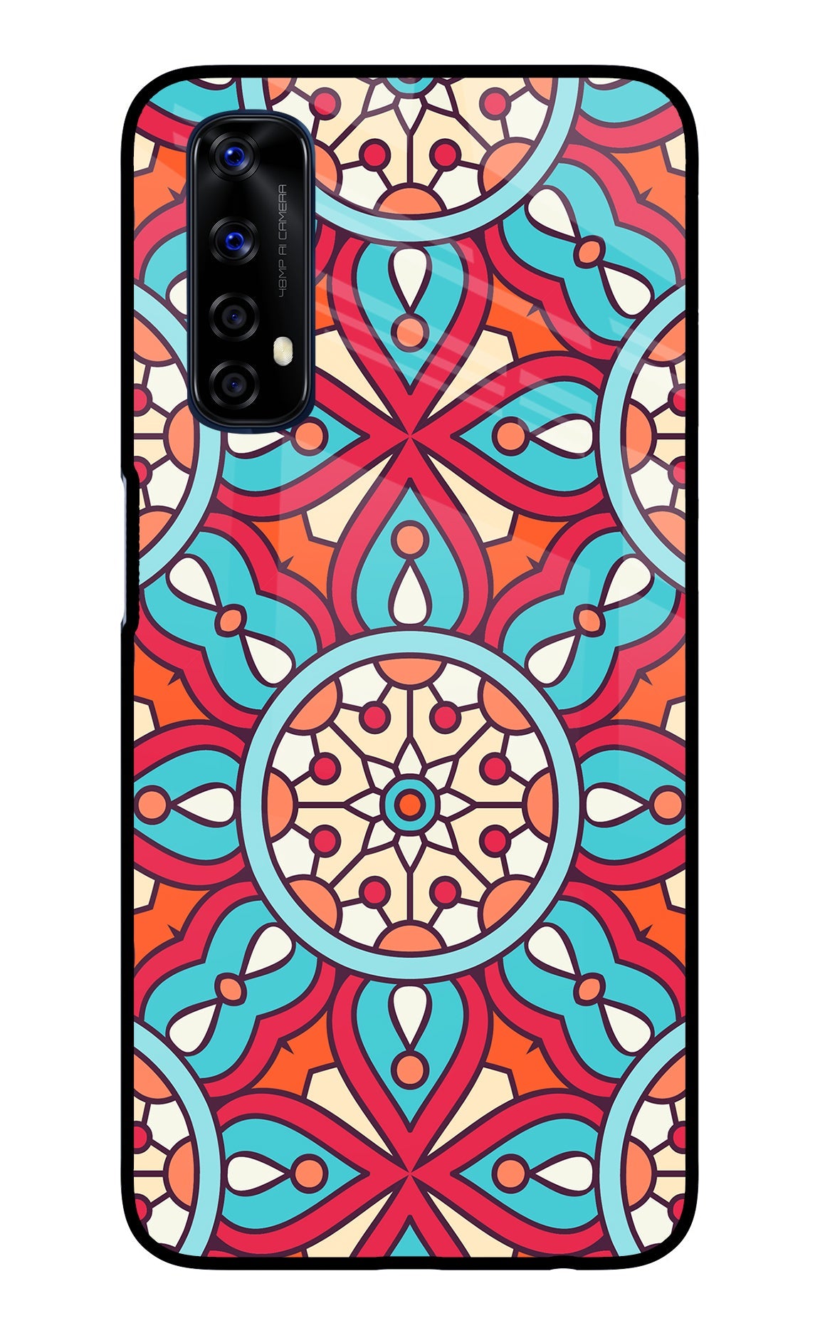 Mandala Geometric Realme 7/Narzo 20 Pro Glass Case