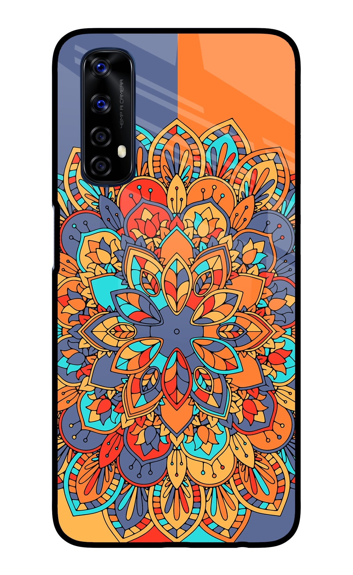 Color Mandala Realme 7/Narzo 20 Pro Back Cover