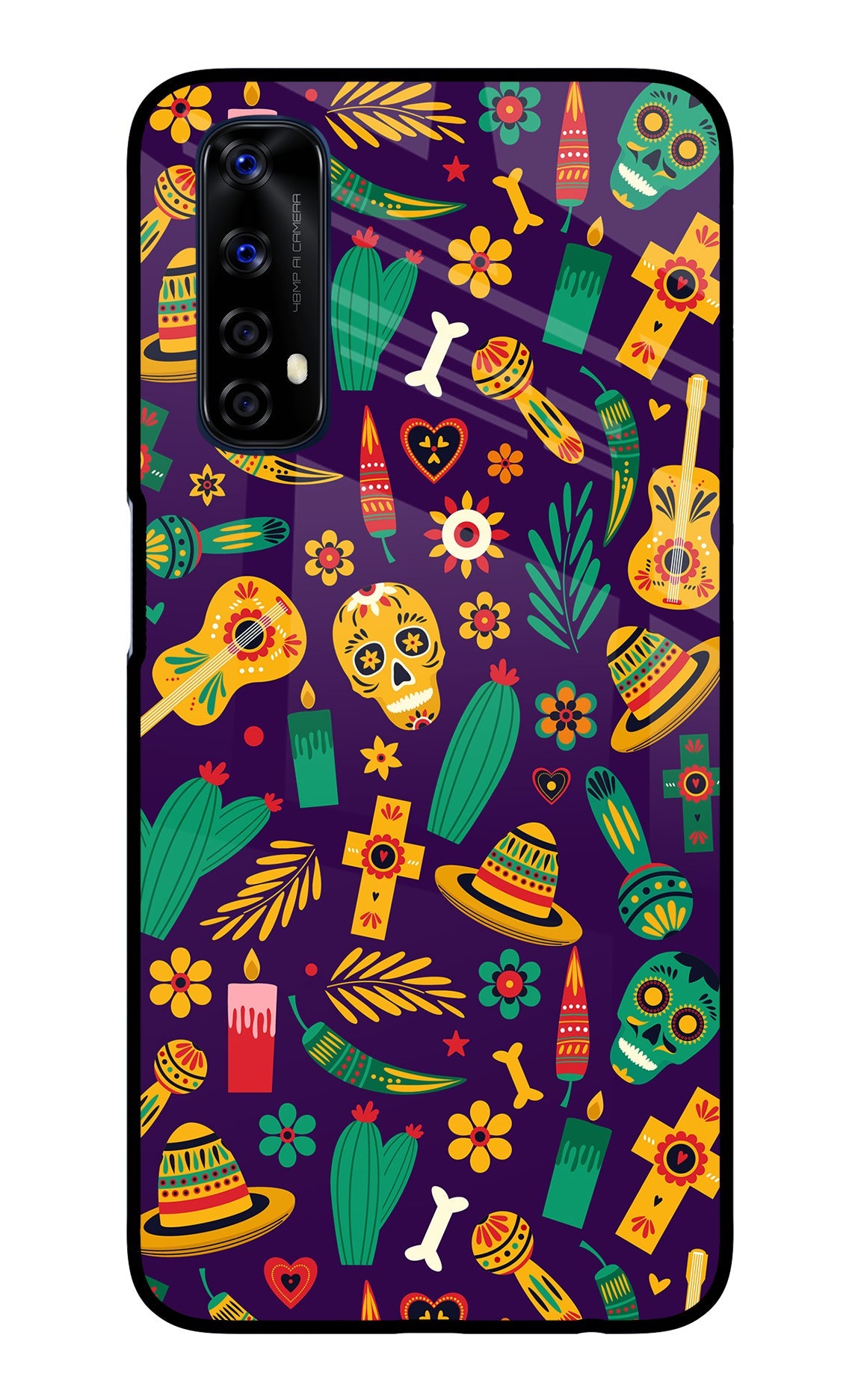 Mexican Artwork Realme 7/Narzo 20 Pro Glass Case