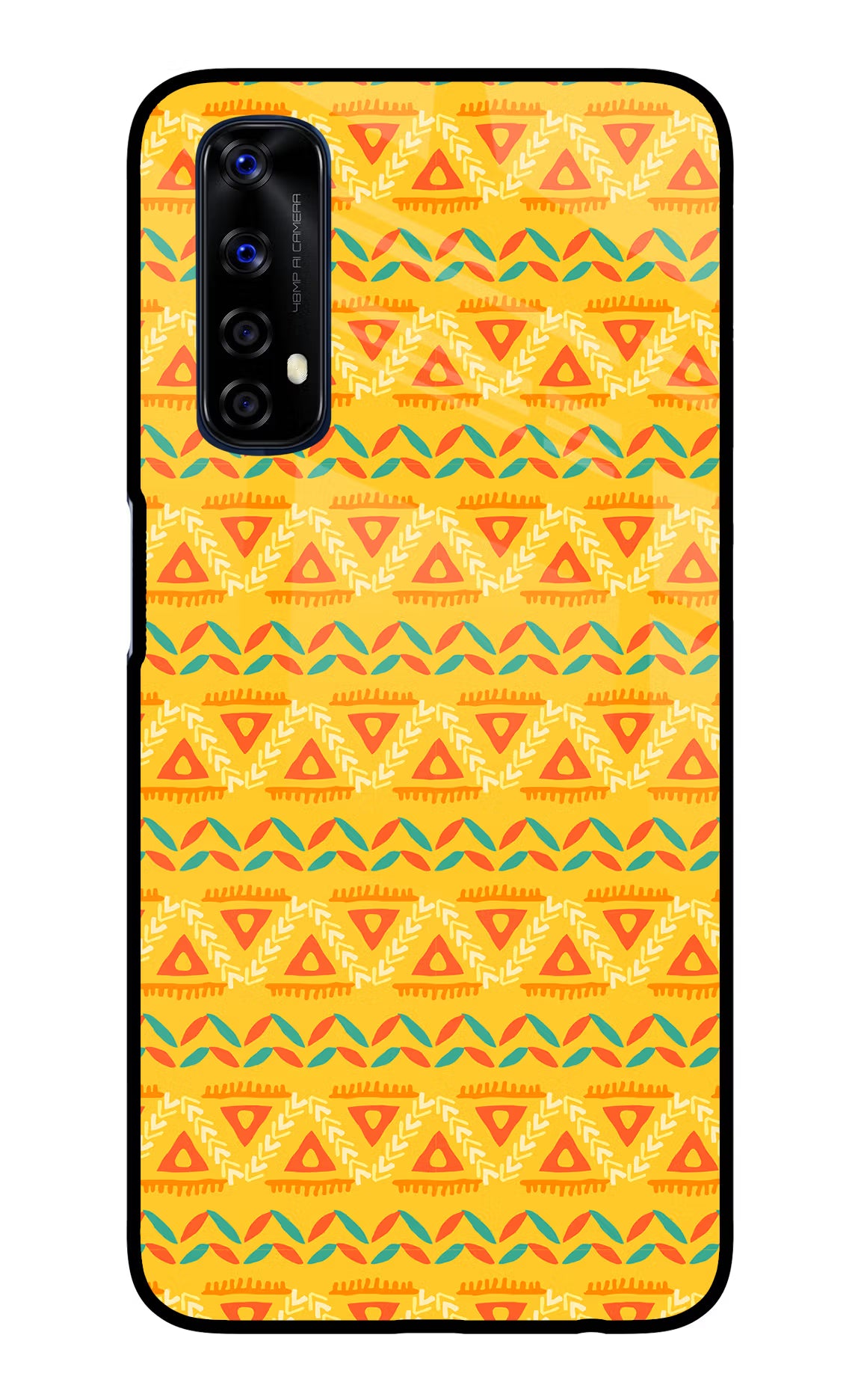 Tribal Pattern Realme 7/Narzo 20 Pro Glass Case