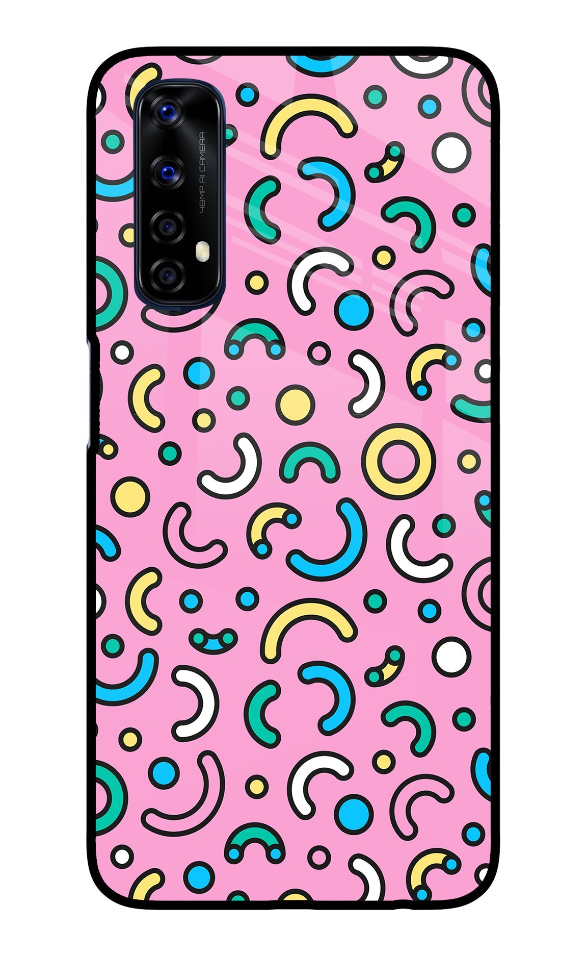 Memphis Design Realme 7/Narzo 20 Pro Glass Case