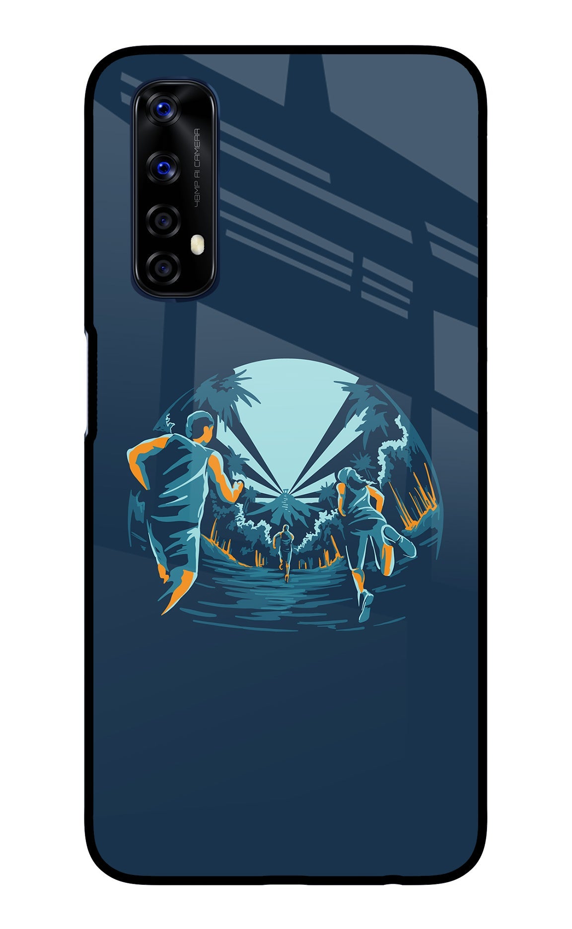 Team Run Realme 7/Narzo 20 Pro Back Cover