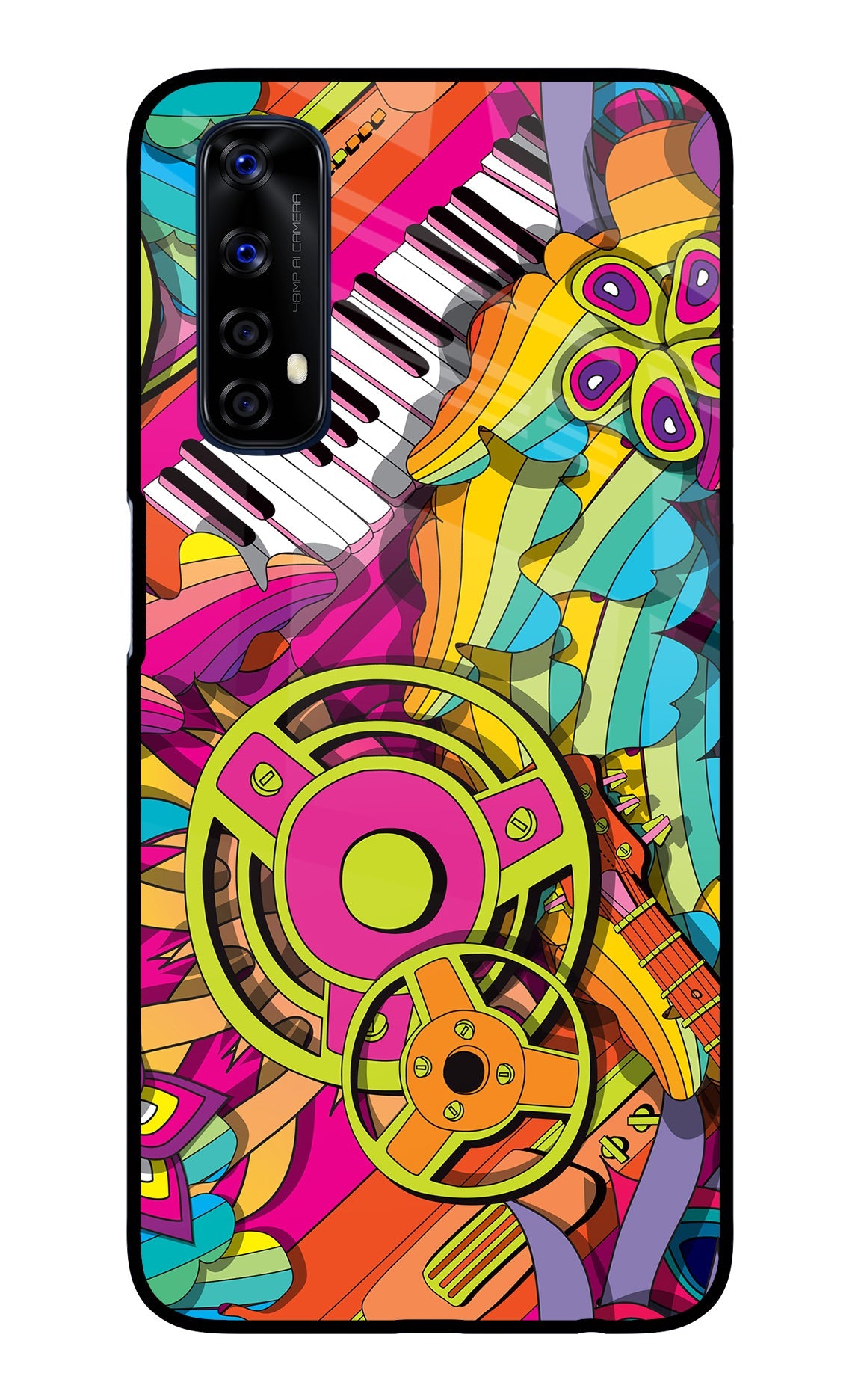 Music Doodle Realme 7/Narzo 20 Pro Back Cover