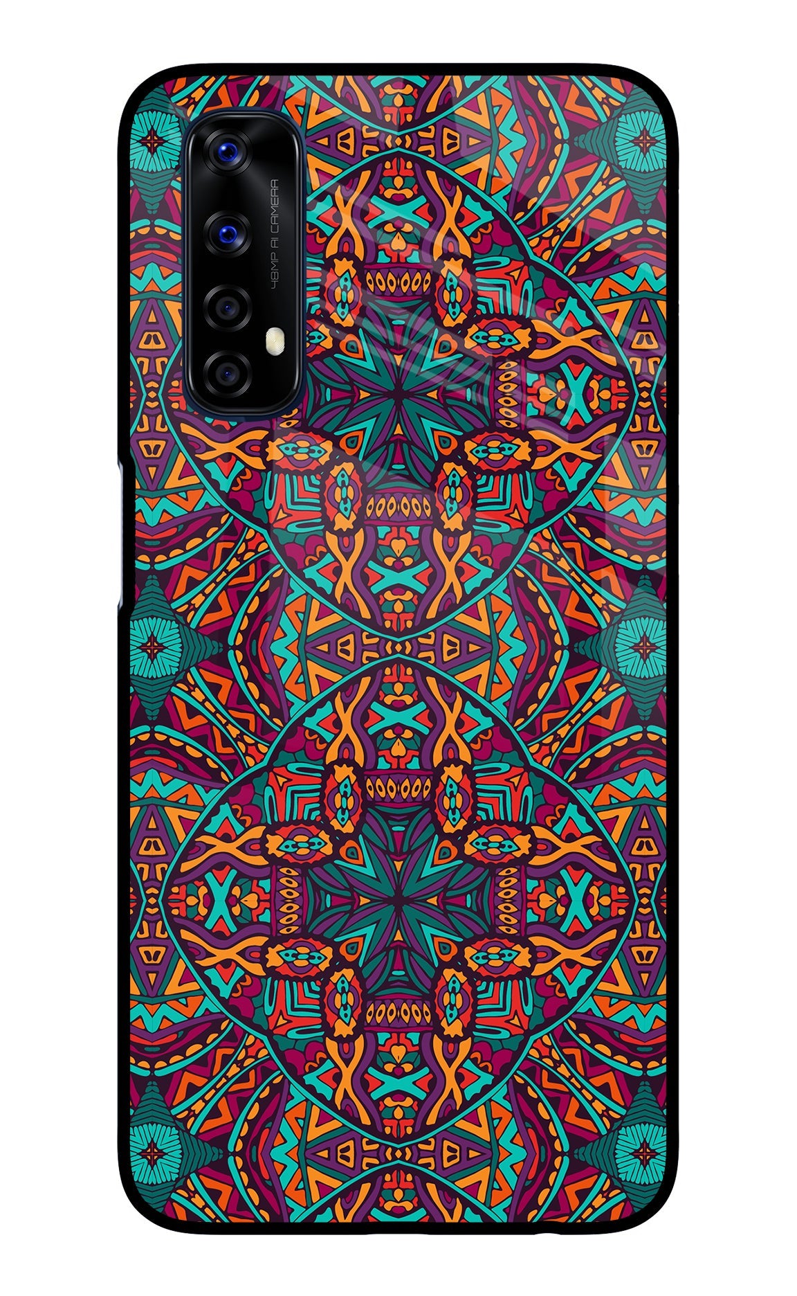 Colour Mandala Realme 7/Narzo 20 Pro Glass Case