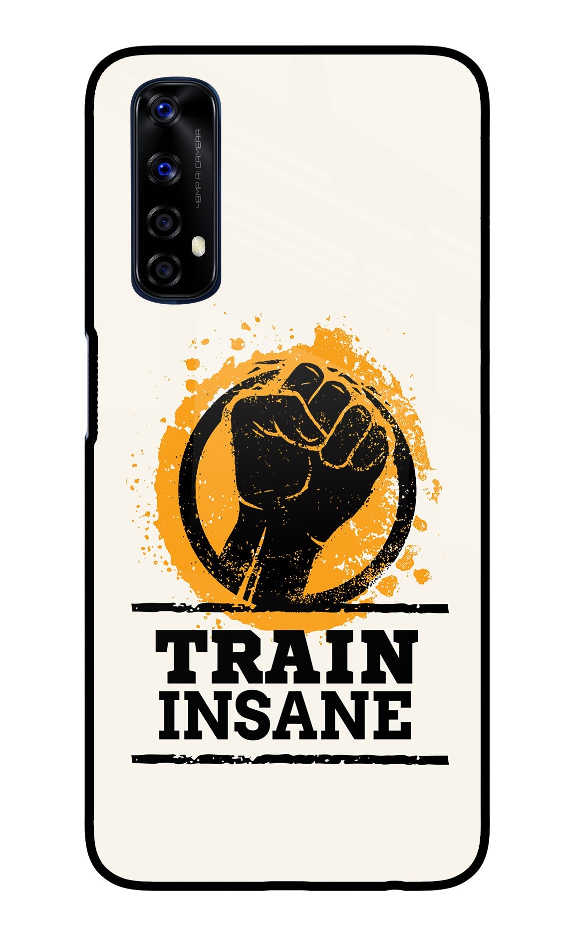 Train Insane Realme 7/Narzo 20 Pro Glass Case