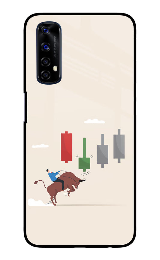 Bull Trading Momentum Realme 7/Narzo 20 Pro Glass Case