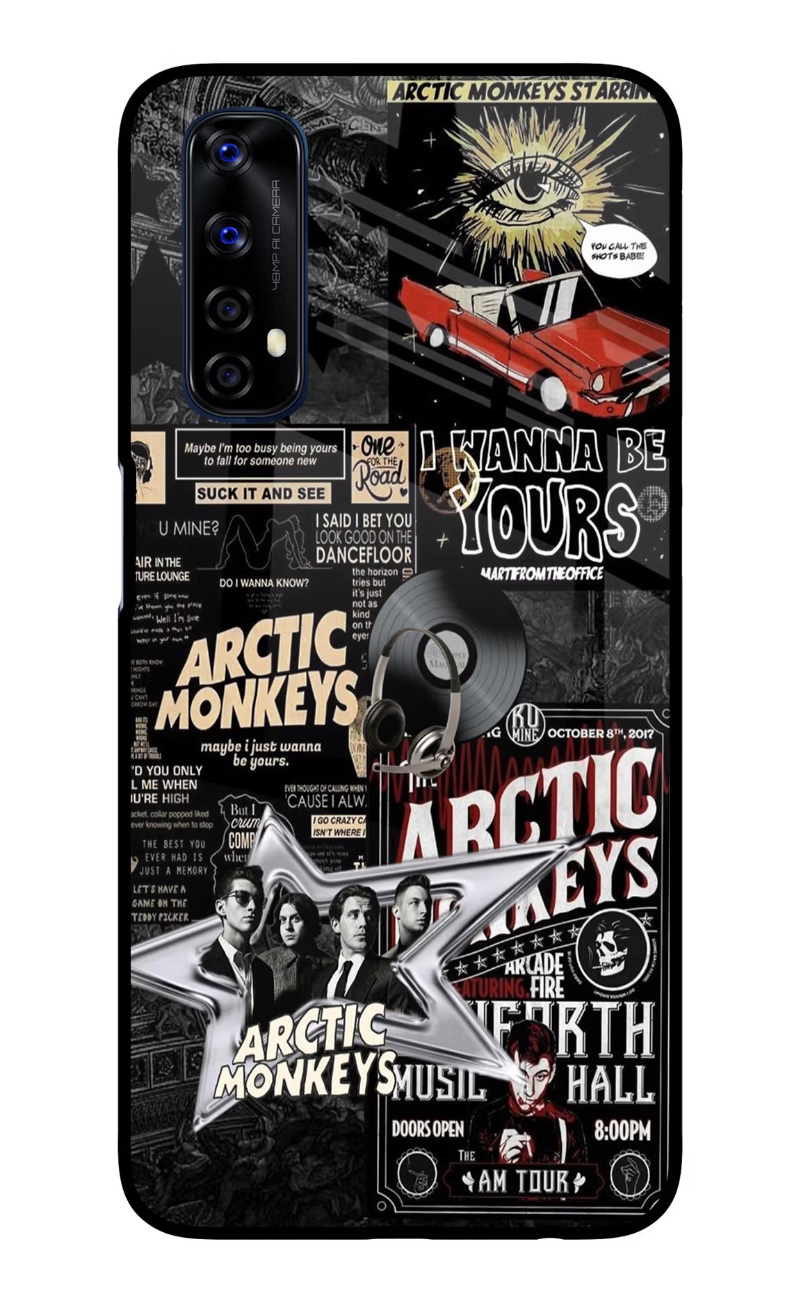 Arctic Monkeys Realme 7/Narzo 20 Pro Glass Case Back Cover by Casekaro