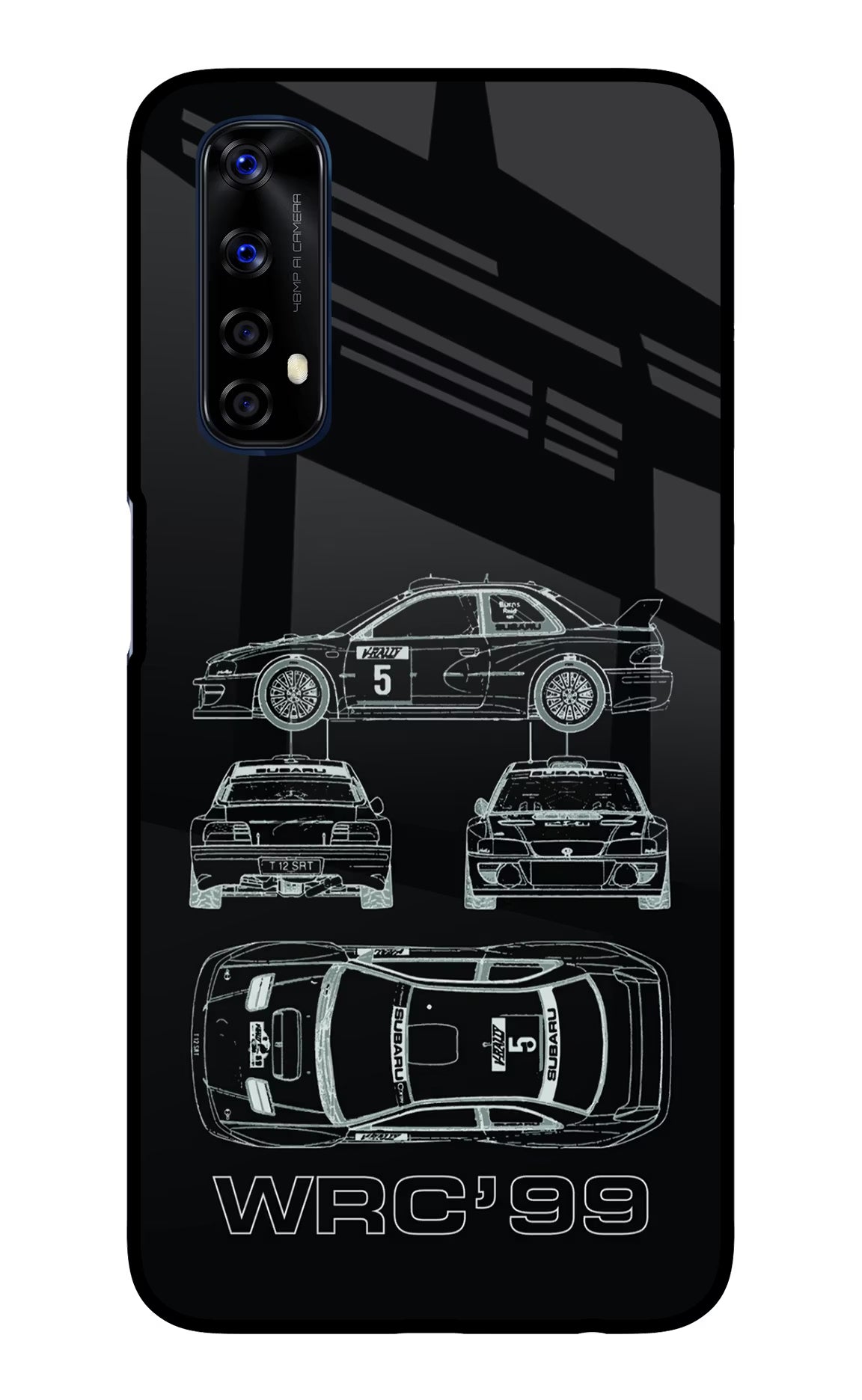 WRC'99 Realme 7/Narzo 20 Pro Glass Case Back Cover by Casekaro