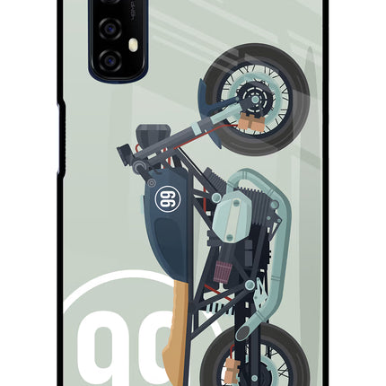 Classic Cafe Racer 99 Realme 7/Narzo 20 Pro Glass Case