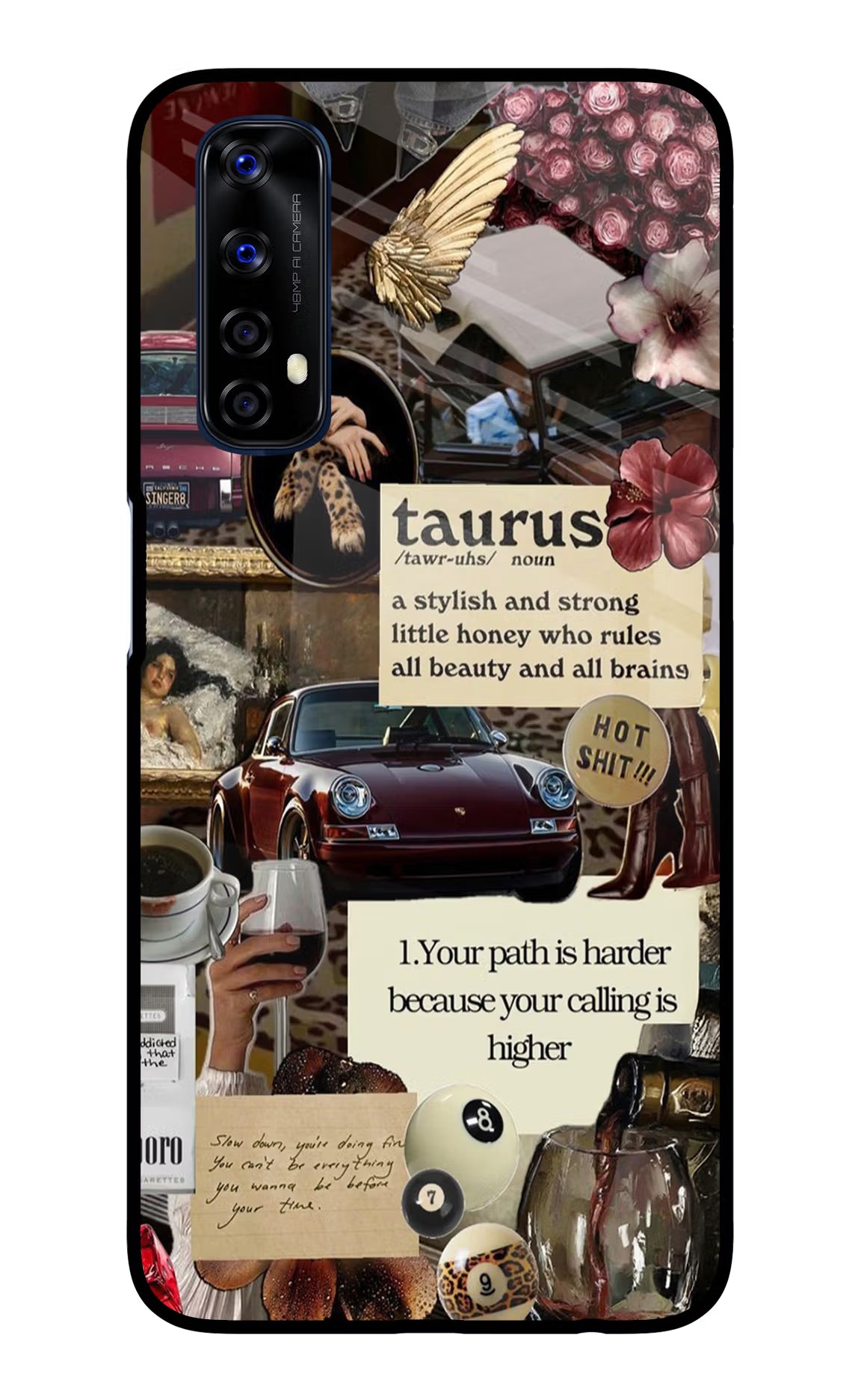 Taurus Zodiac Realme 7/Narzo 20 Pro Glass Case Back Cover by Casekaro