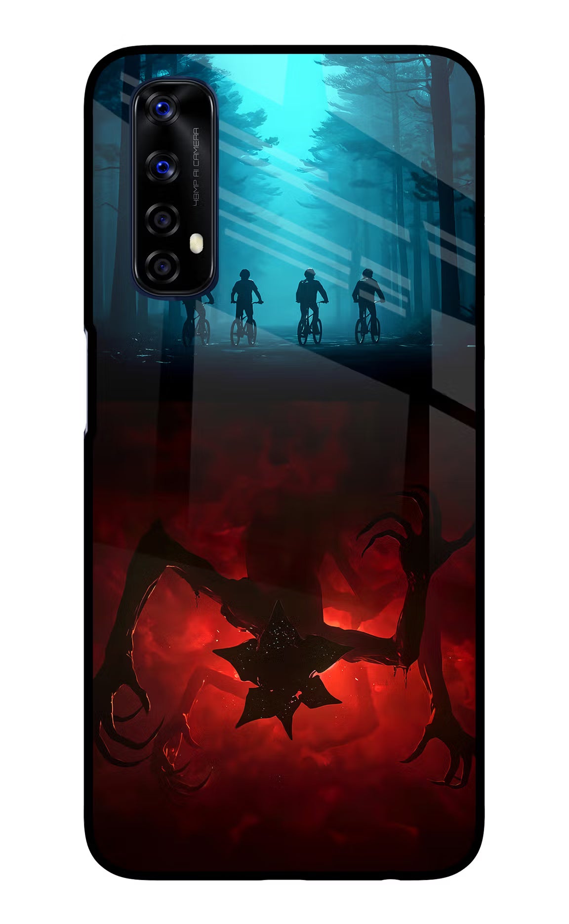 Ordinary Things Downside Up Realme 7/Narzo 20 Pro Glass Case Back Cover by Casekaro