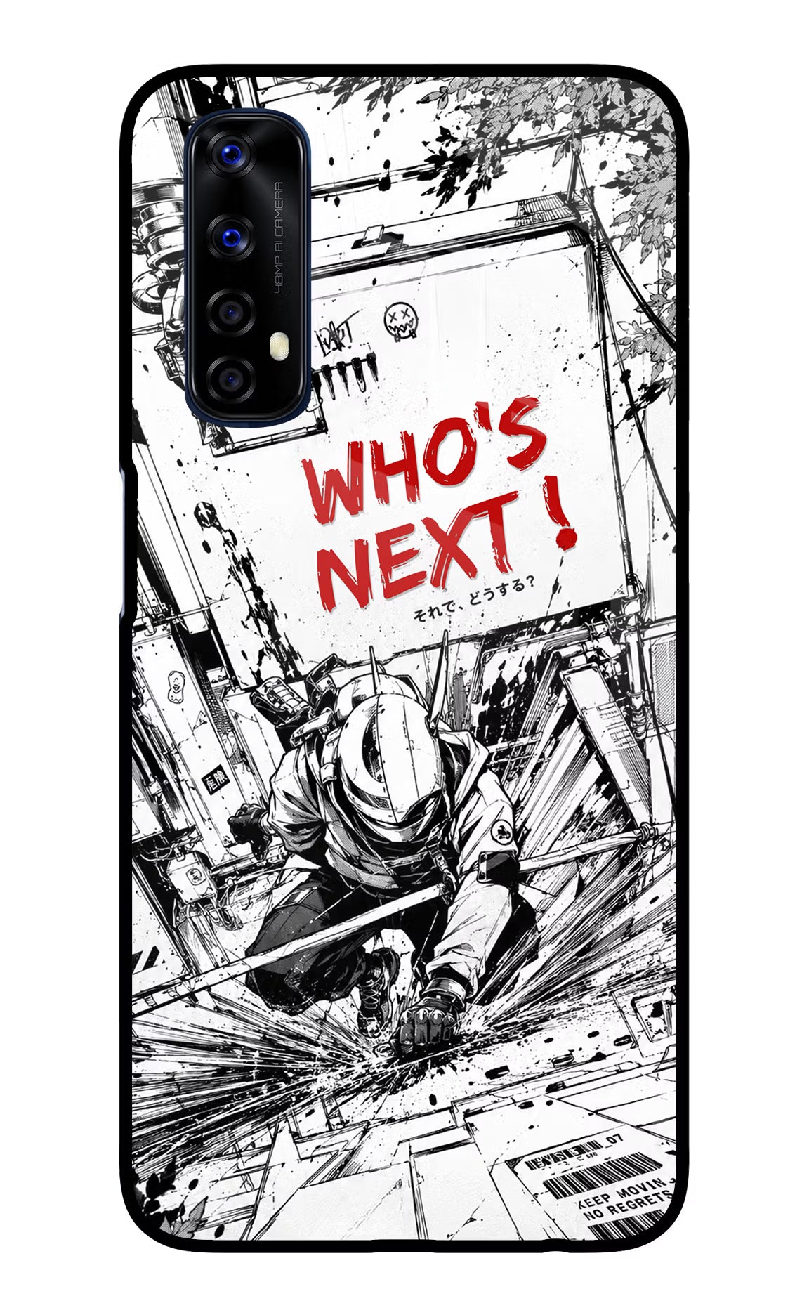 Who's Next Realme 7/Narzo 20 Pro Glass Case Back Cover by Casekaro