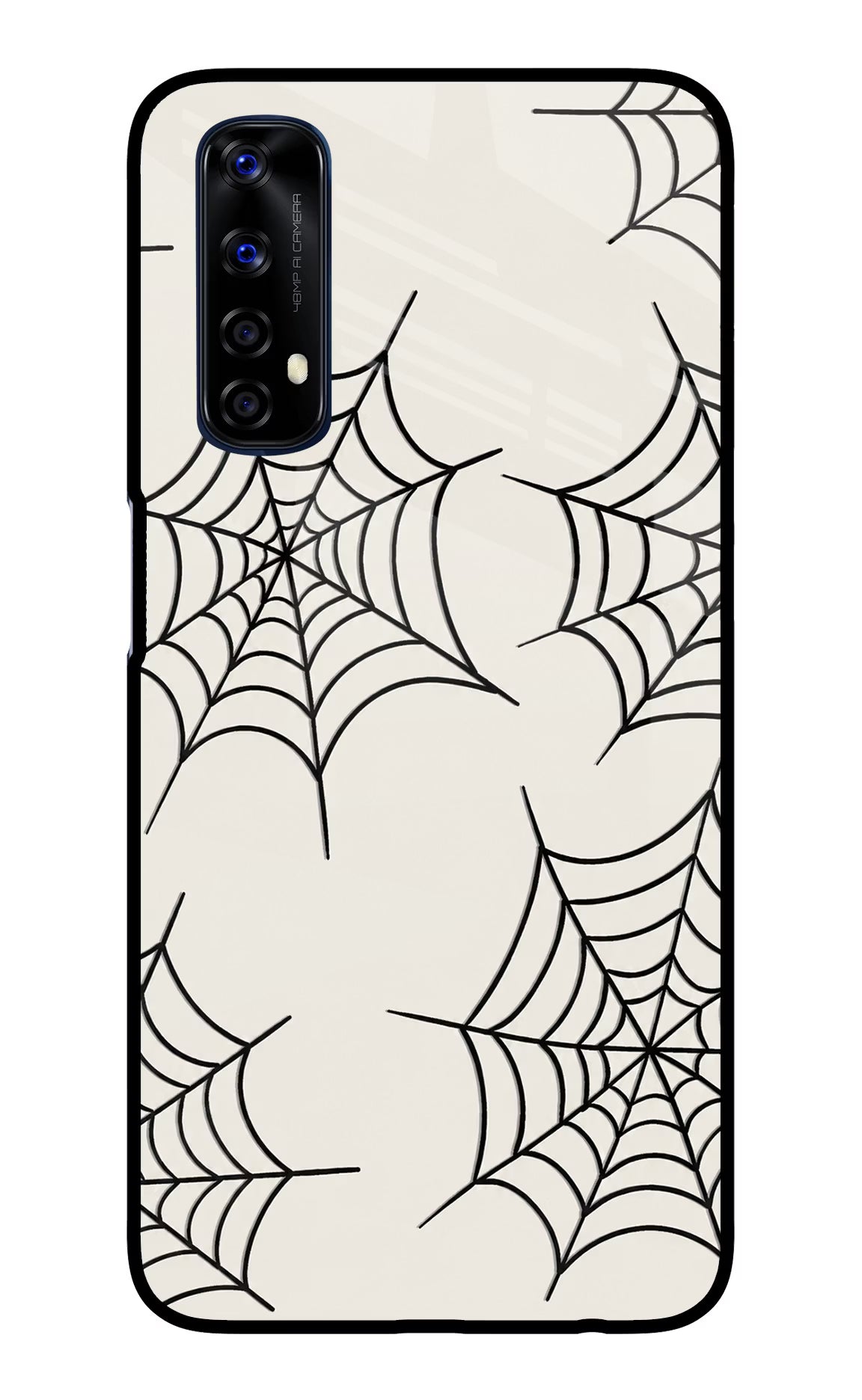 Spider Web Realme 7/Narzo 20 Pro Glass Case