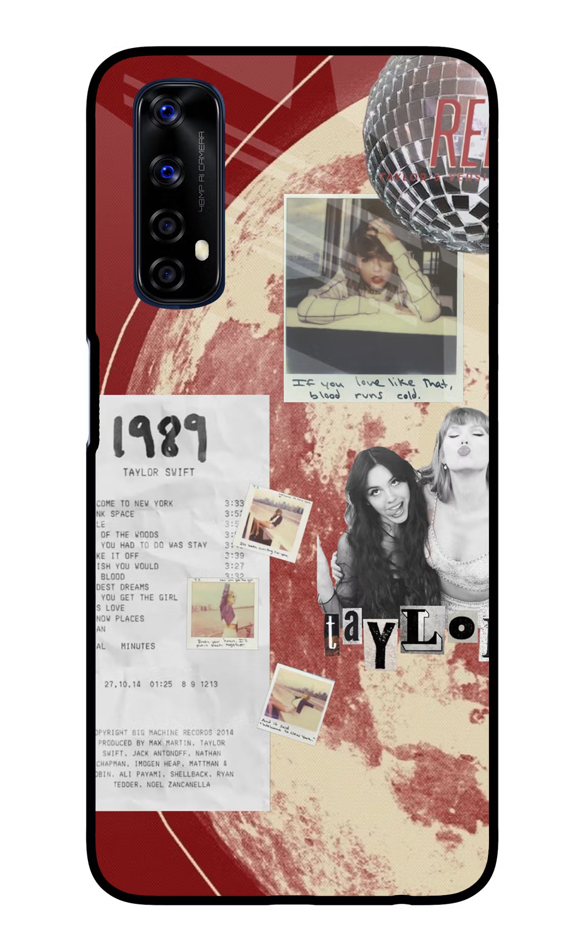 Taylor Swift Realme 7/Narzo 20 Pro Glass Case
