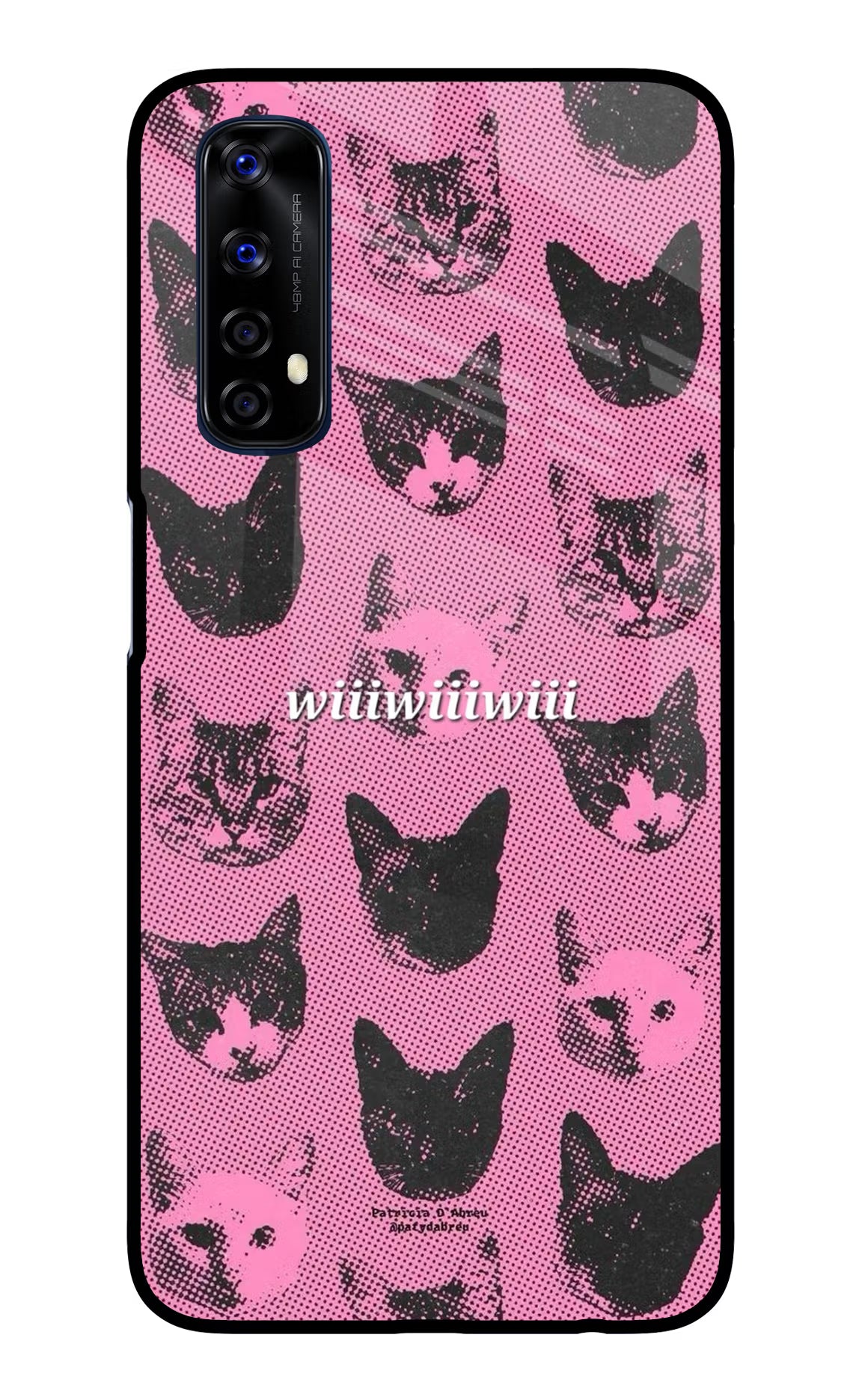 Pink Cats Realme 7/Narzo 20 Pro Glass Case