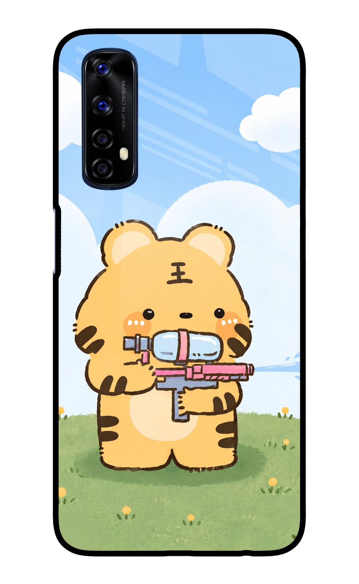 Tiger Treat Realme 7/Narzo 20 Pro Glass Case