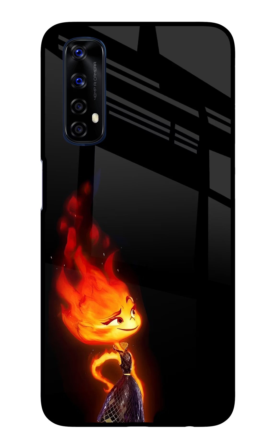 Ember Flame Realme 7/Narzo 20 Pro Glass Case