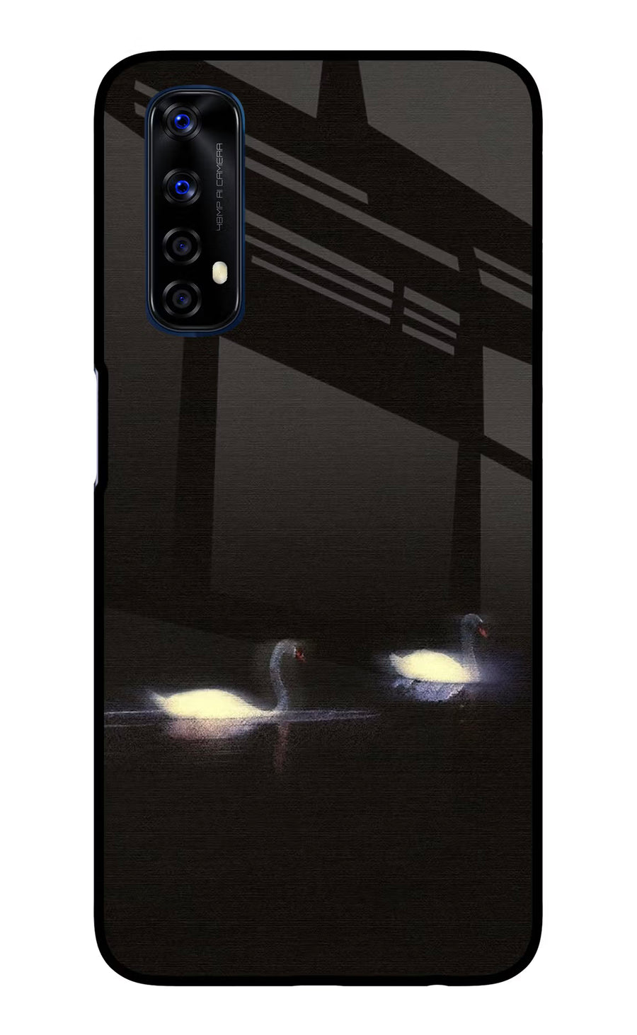 Silent Swans Realme 7/Narzo 20 Pro Back Cover, Glass case