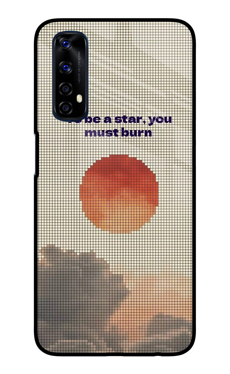Pixel Sun Realme 7/Narzo 20 Pro Back Cover, Glass case