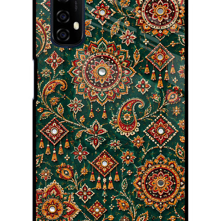 Green Pataka Realme 7/Narzo 20 Pro Glass Case
