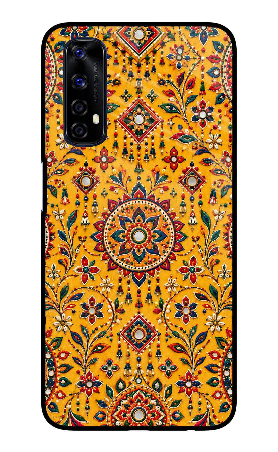 Sunlit Aura Realme 7/Narzo 20 Pro Back Cover, Glass case