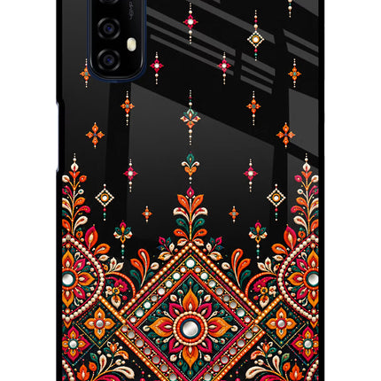 Noir Mehfil Realme 7/Narzo 20 Pro Glass Case
