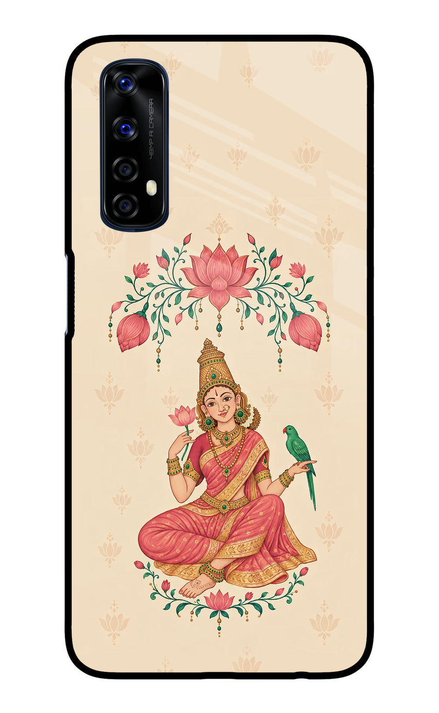 Goddess Lakshmi Realme 7/Narzo 20 Pro Back Cover, Glass case