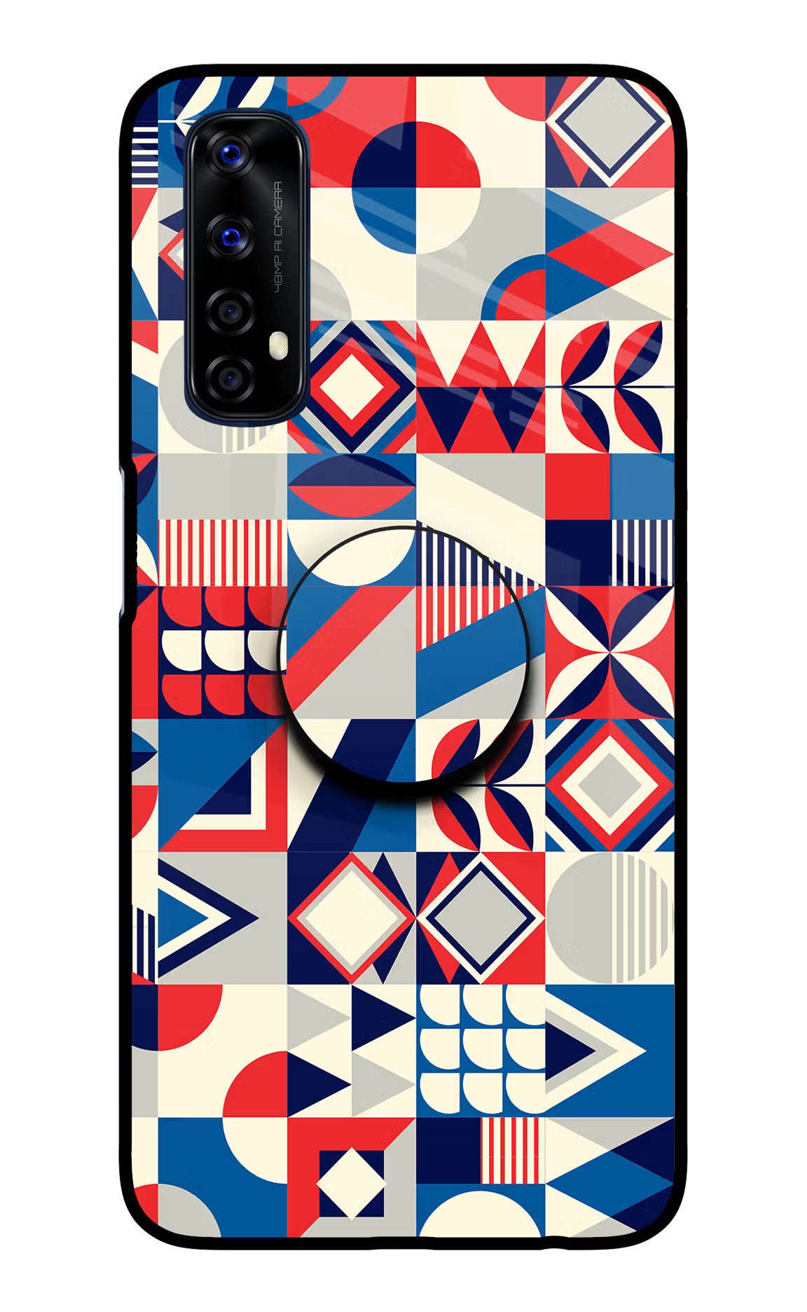 Colorful Pattern Realme 7/Narzo 20 Pro Glass Case