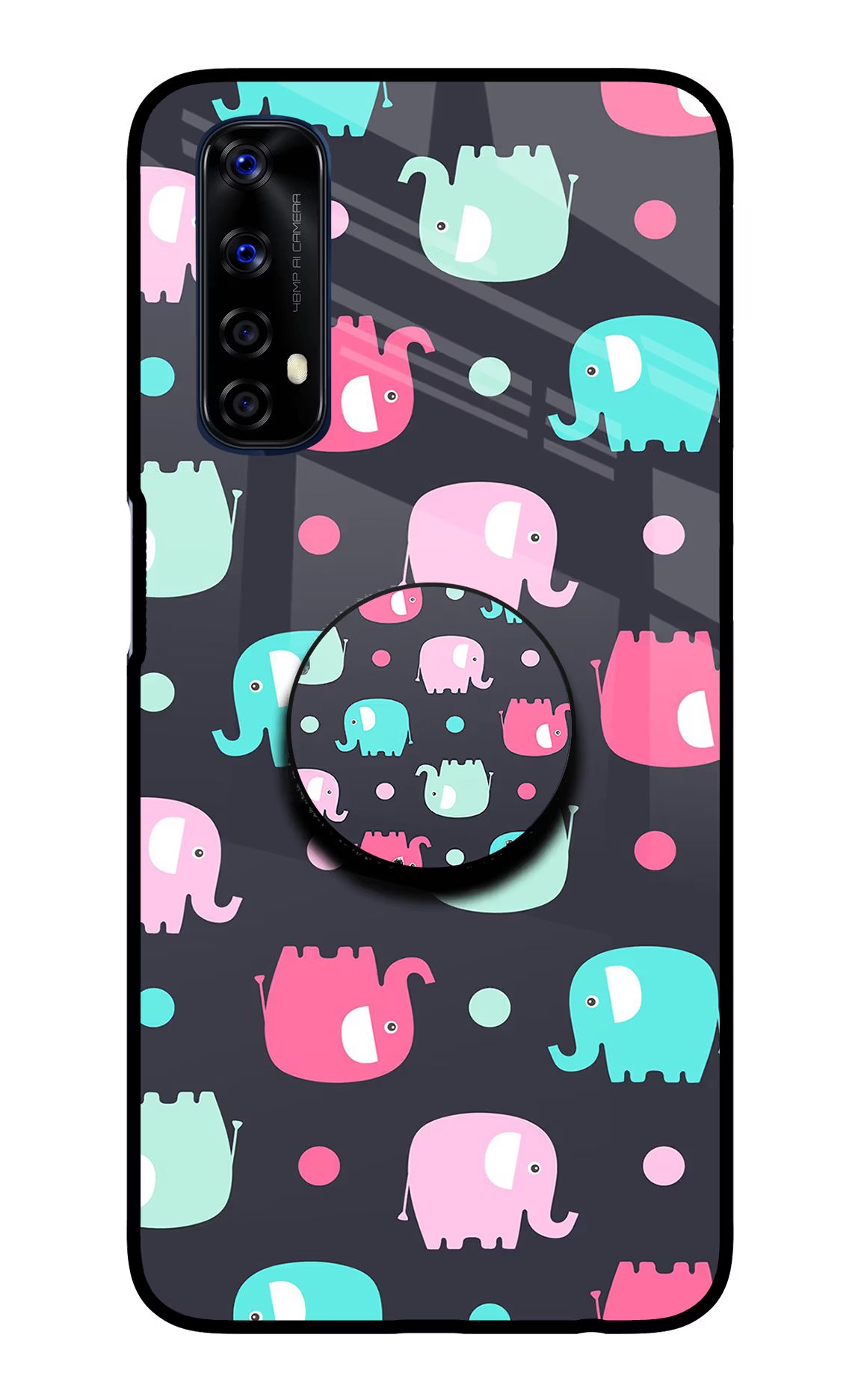 Baby Elephants Realme 7/Narzo 20 Pro Pop Case by Casekaro