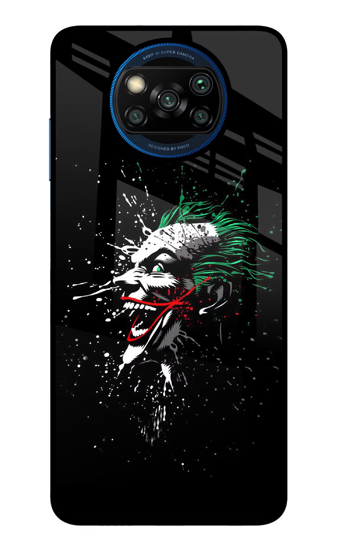 Joker Poco X3/X3 Pro Glass Case Back Cover by Casekaro