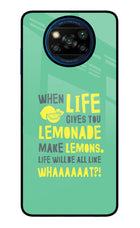 Quote Poco X3/X3 Pro Glass Case