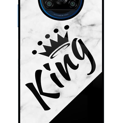 King Poco X3/X3 Pro Glass Case