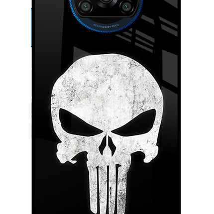 Punisher Skull Poco X3/X3 Pro Glass Case
