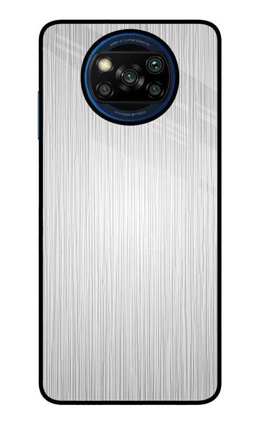 Wooden Grey Texture Poco X3/X3 Pro Glass Case