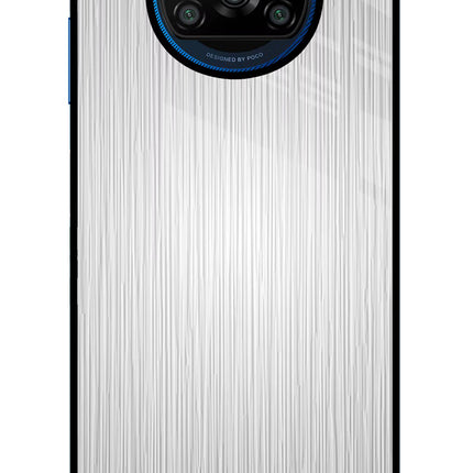 Wooden Grey Texture Poco X3/X3 Pro Glass Case