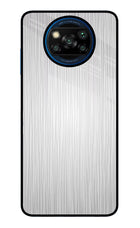Wooden Grey Texture Poco X3/X3 Pro Glass Case