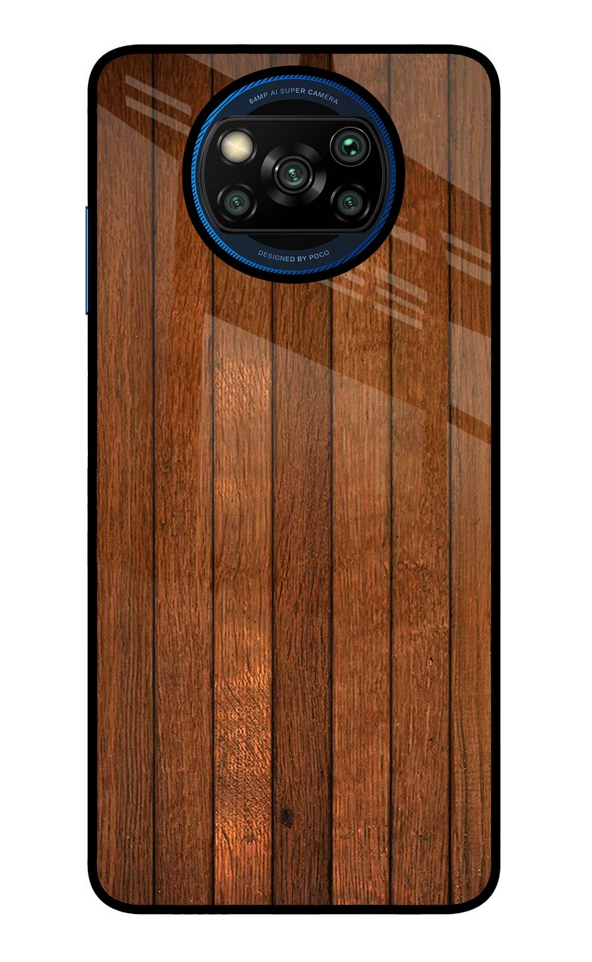 Wooden Artwork Bands Poco X3/X3 Pro Back Cover